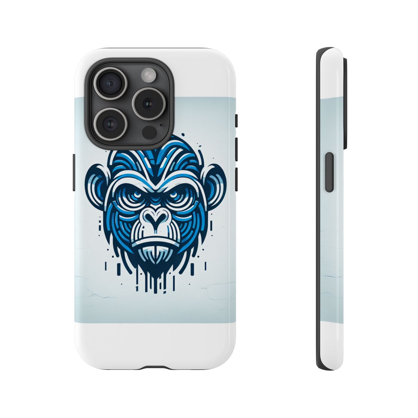 vibrant 3d gorilla design protective phone case for unique style and stylish protection compatible with iphone 13, 14, 15 & 16 – all models including pro, pro max & plus
