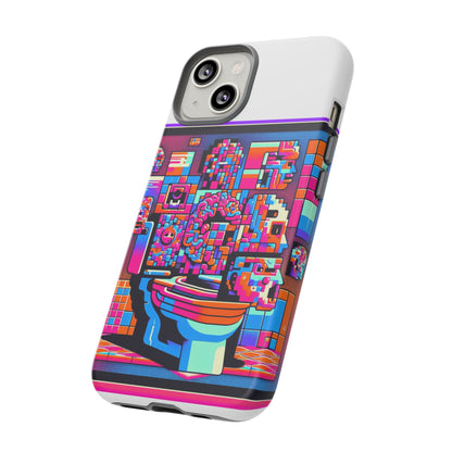 Toilet Head Big Brain 3D Wrap Protective Phone Case for Anime Lovers, Durable TPU Silicone, UV Protected, Stylish Gift for Birthdays and Holidays