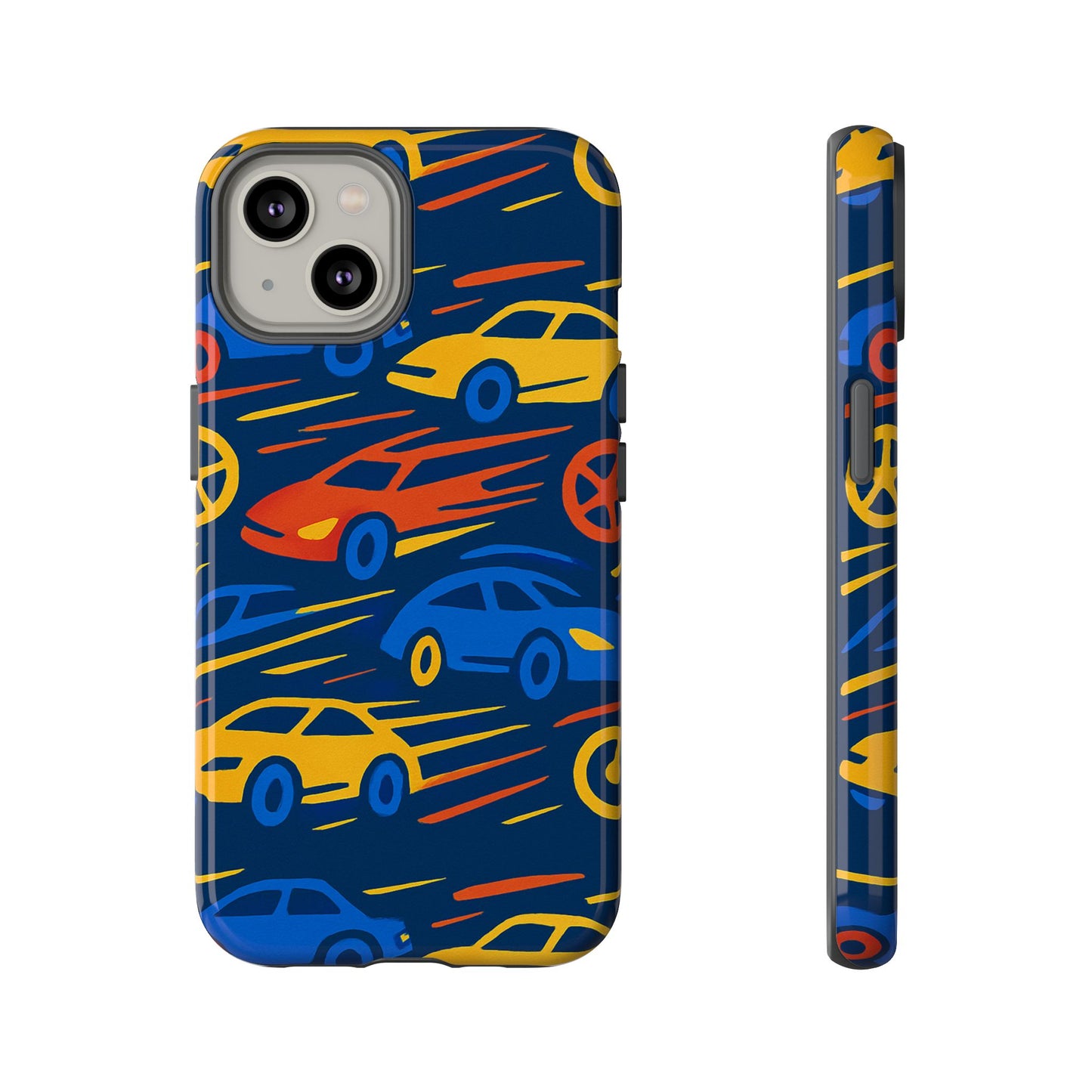 vibrant 3d car design protective phone case for smartphones stylish accessory for expressive individuals compatible with iphone 13, 14, 15 & 16 – all models including pro, pro max & plus