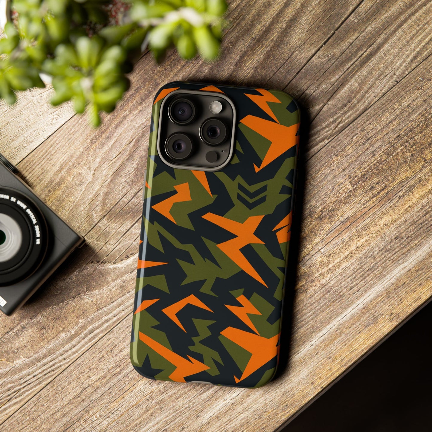 military camouflage 3d wrap protective phone case for bold expression and unique style compatible with iphone 13, 14, 15 & 16 – all models including pro, pro max & plus