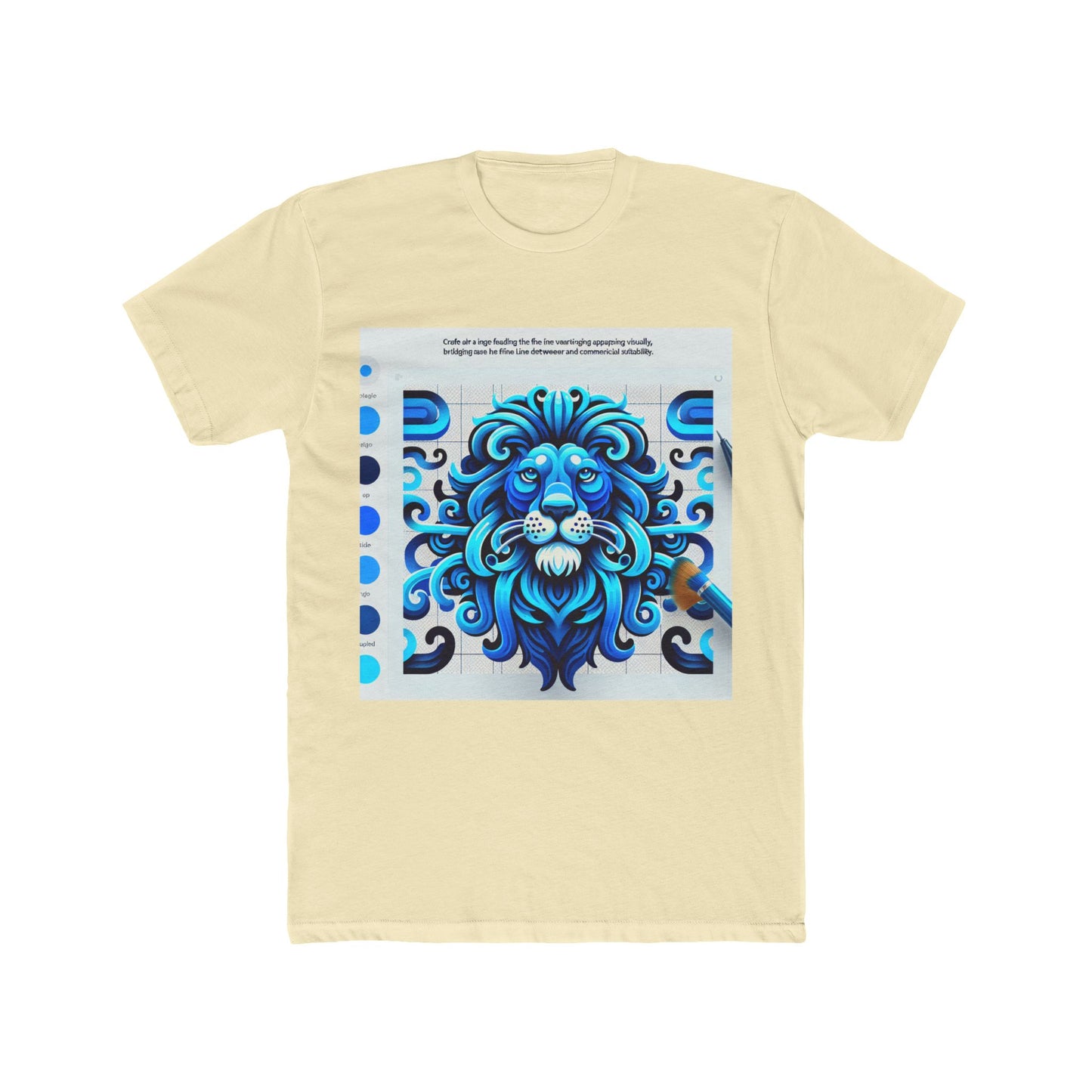 animal graphic blue unisex t-shirt - soft cotton casual wear, perfect gift for men & women
