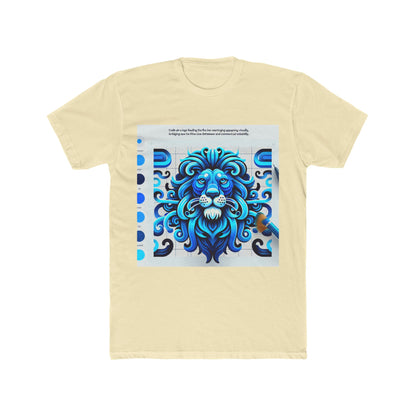 Animal Graphic Blue Unisex T-Shirt - Soft Cotton Casual Wear, Perfect Gift for Men & Women