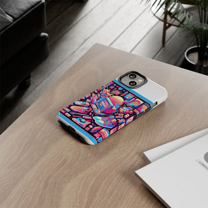 W Skibidi Frequency 3D Wrap Protective Phone Case for Anime Lovers, Durable TPU Silicone, Shock Absorbing, UV Protected, Glossy or Matte Finish, Unique Gift Idea