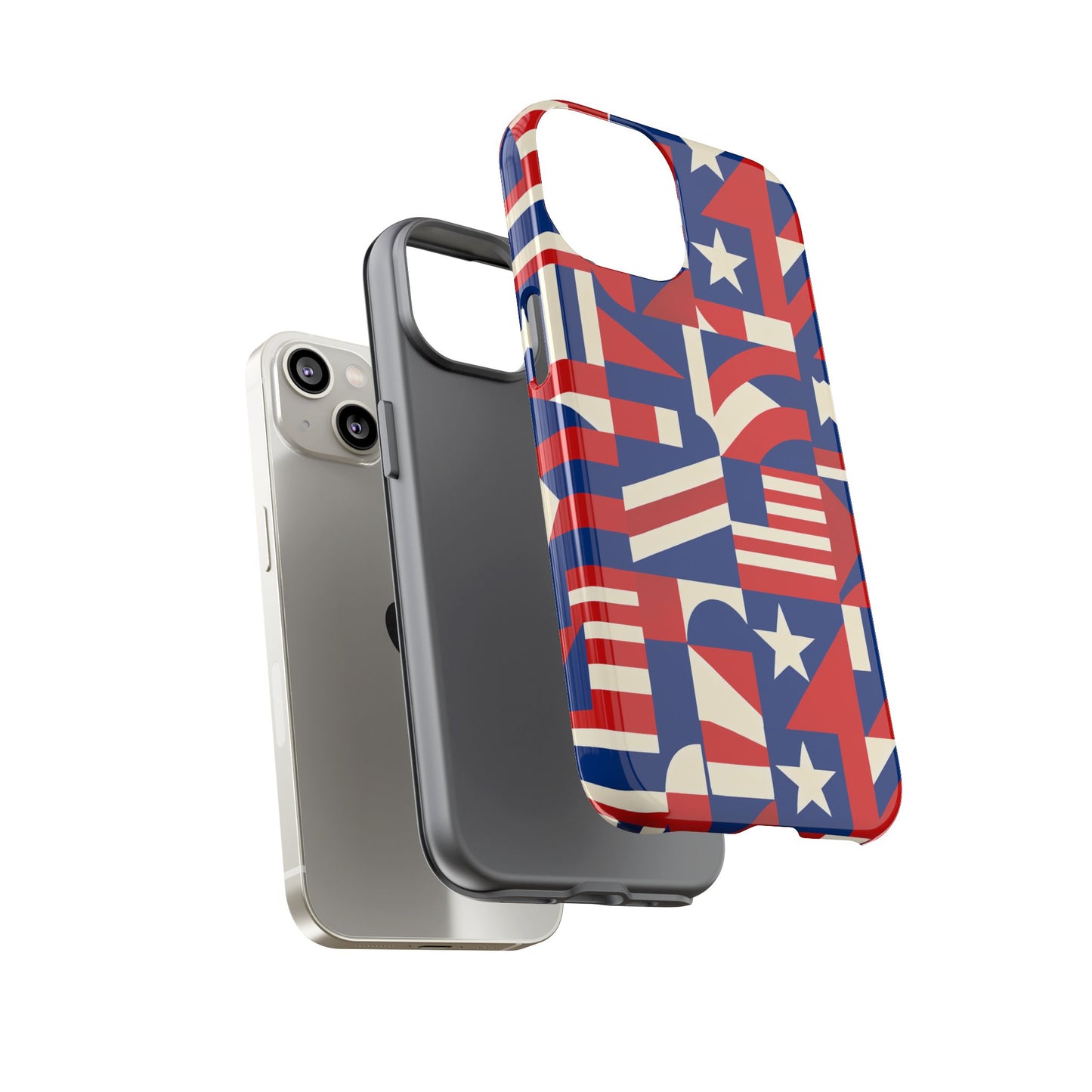 vibrant geometric 3d wrap protective phone case for stylish expression compatible with iphone 13, 14, 15 & 16 – all models including pro, pro max & plus