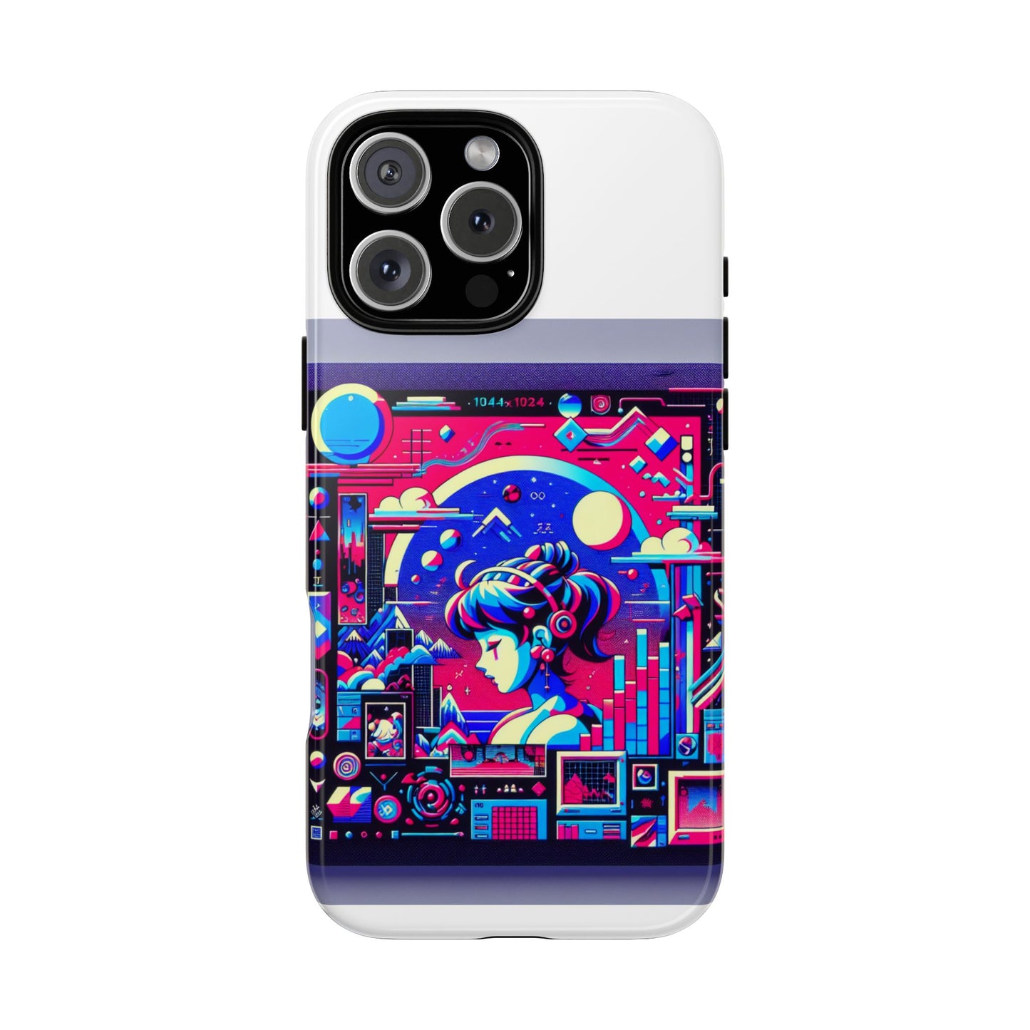 mid-detector maxed protective phone case with 3d wrap design, durable silicone liner, uv protection for smartphone, ideal gift for anime and comic fans