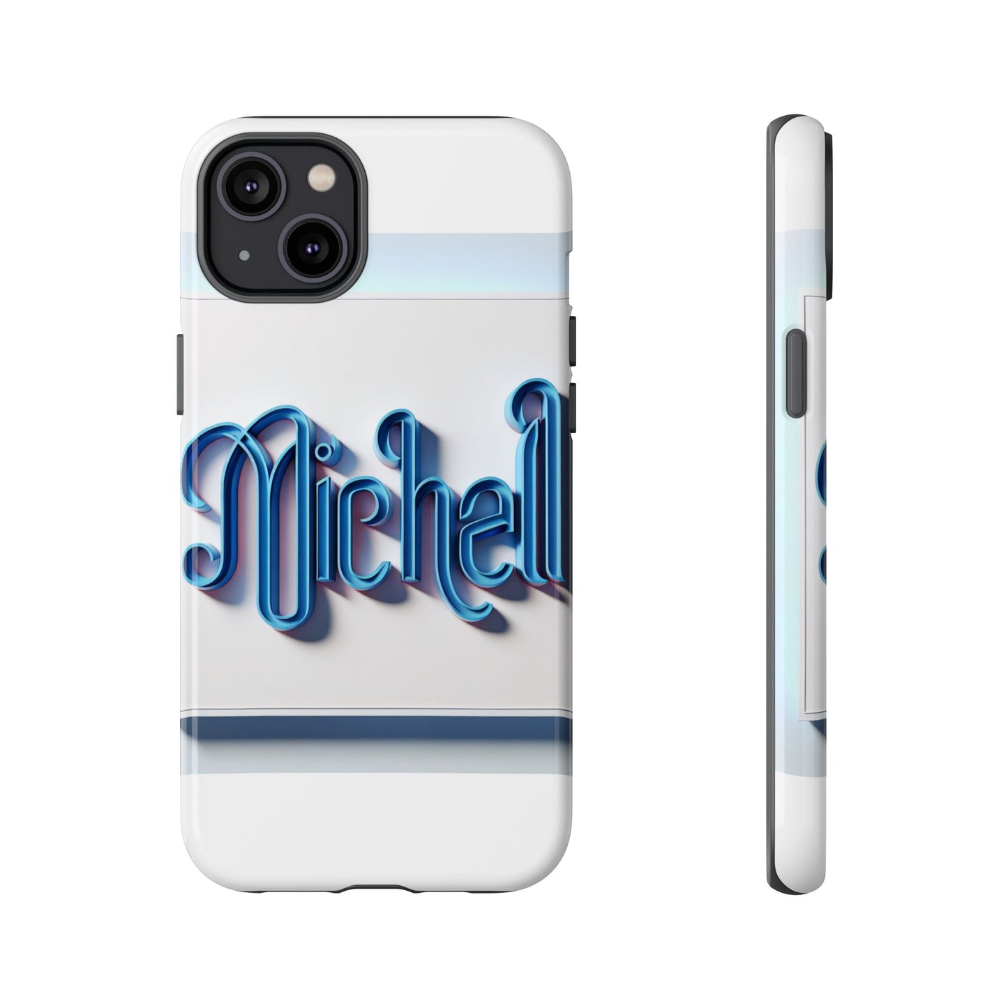 vibrant 3d glossy phone case in retro blue design stylish protection accessory compatible with iphone 13, 14, 15 & 16 – all models including pro, pro max & plus