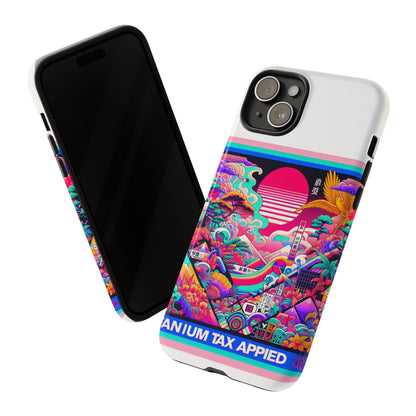 Fanum Tax Applied Protective Phone Case, 3D Wrap Design, Durable Silicone Liner, UV Protected, Shock Absorbing, Fun Anime and Comic Style, Ideal Gift for Tech Enthusiasts