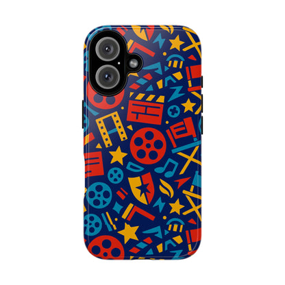 Vibrant 3D Movie Icons Protective Phone Case for Kids and Adults – Stylish Accessory – Compatible with iPhone 13, 14, 15 & 16 – all models including Pro, Pro Max & Plus