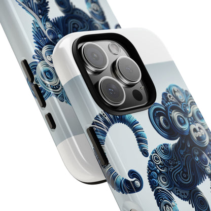 Vibrant 3D Wrap Protective Phone Case with Unique Monkey Design – Stylish Accessory for Men and Women Compatible with iPhone 13, 14, 15 & 16 – all models including Pro, Pro Max & Plus