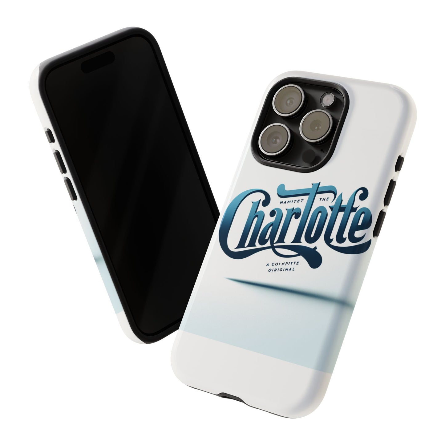 vibrant 3d wrap protective phone case in blue typography design for stylish smartphone accessories compatible with iphone 13, 14, 15 & 16 – all models including pro, pro max & plus