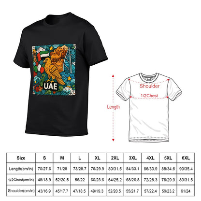 Men's 100% Cotton Short Sleeve T-Shirt with Breathable Comfort, Single Sided Print, Casual Fit, Ideal for Fitness and Leisure, Great Gift for Him, Stylish and Versatile for All Occasions