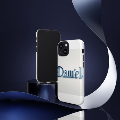 Vibrant 3D Wrap Protective Phone Case in Blue Lettering Stylish Design for Unique Accessory Lovers Compatible with iPhone 13, 14, 15 & 16 – all models including Pro, Pro Max & Plus