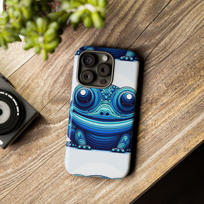 Cool Blue Animal Create 4 3D Wrap Protective Phone Case for Smartphones with Vibrant Animal Design and Shock Absorption
