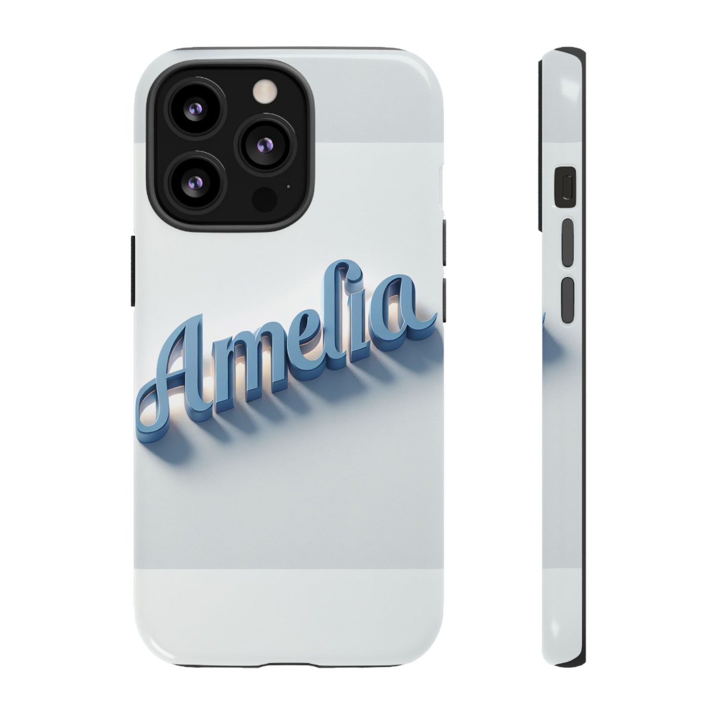 coolname amelia blue anime inspired 3d wrap phone case for women and teens shockproof tpu cover with vivid design and uv protection