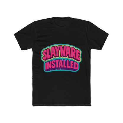 Slayware Installed Unisex T-Shirt – Multicolor Meme Graphic Tee – Comfort and Style for Men & Women