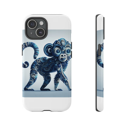 Vibrant 3D Wrap Protective Phone Case with Unique Monkey Design – Stylish Accessory for Men and Women Compatible with iPhone 13, 14, 15 & 16 – all models including Pro, Pro Max & Plus