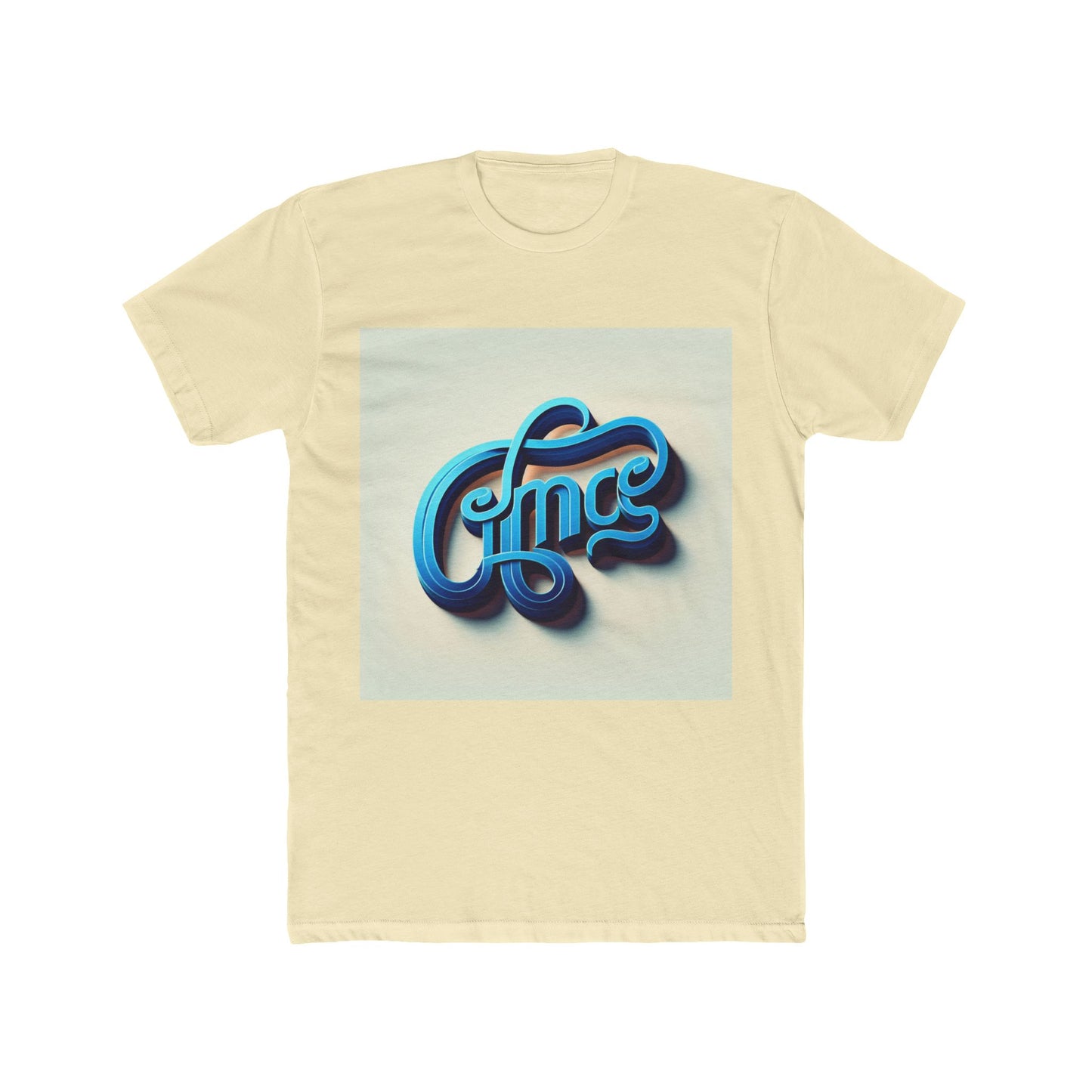 unisex t-shirt - alphabet blue 56 stylish graphic tee for casual wear, trendy unisex shirt