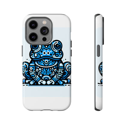 Vibrant 3D Blue Animal Print Protective Phone Case for Bold Individuals – Stylish Protection Compatible with iPhone 13, 14, 15 & 16 – All Models Including Pro, Pro Max & Plus