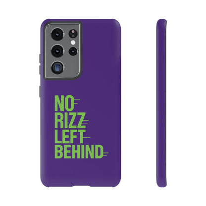 Tough Phone Case - No Rizz Left Behind - Durable, Stylish Protection for Active Lifestyles - Impact-Resistant, Dual Layer, Shock-Absorbing TPU - Perfect Gift for Tech Lovers