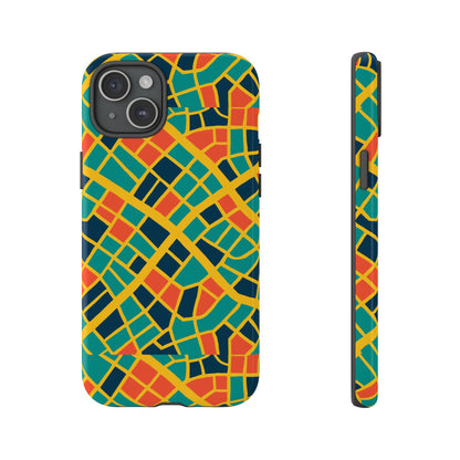 Multicolour Geometric 3D Wrap Protective Phone Case Stylish Accessory for Men and Women Vibrant Design Ideal for Unique Expression Compatible with iPhone 13, 14, 15 & 16 – all models including Pro, Pro Max & Plus