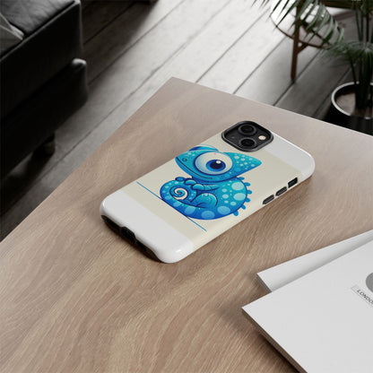 Vibrant 3D Cartoon Chameleon Phone Case for Adults and Teens Stylish Protection Compatible with iPhone 13, 14, 15 & 16 – All Models Including Pro, Pro Max & Plus