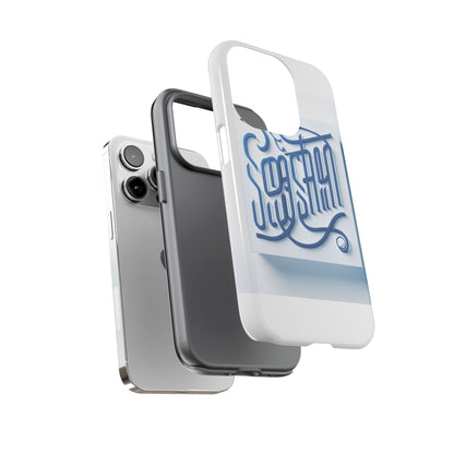 Vibrant Blue 3D Alphabet Phone Case for Stylish Protection and Unique Expression Compatible with iPhone 13, 14, 15 & 16 – all models including Pro, Pro Max & Plus