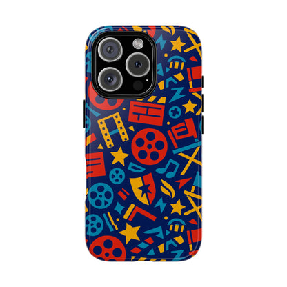 Vibrant 3D Movie Icons Protective Phone Case for Kids and Adults – Stylish Accessory – Compatible with iPhone 13, 14, 15 & 16 – all models including Pro, Pro Max & Plus