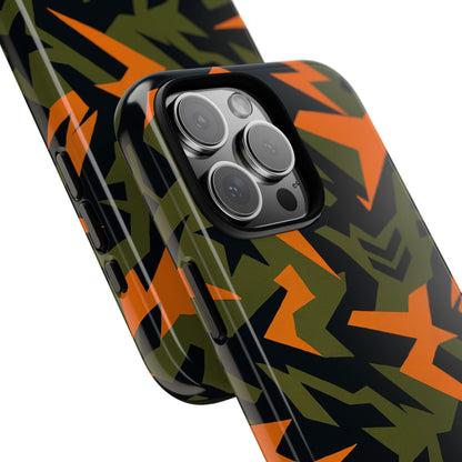 Military Camouflage 3D Wrap Protective Phone Case for Bold Expression and Unique Style Compatible with iPhone 13, 14, 15 & 16 – All Models Including Pro, Pro Max & Plus