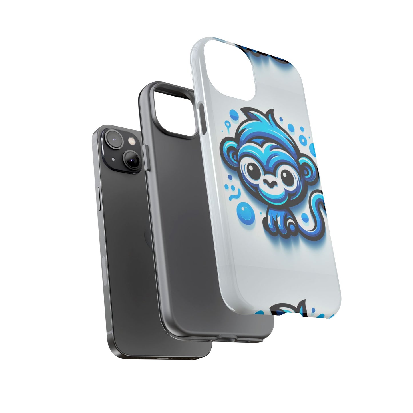 blue animal create 19 cartoon animal phone case with 3d wrap design shock absorption for smartphones compatible with iphone and android devices