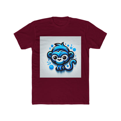 Stylish Unisex T-Shirt - Blue Animal Print, Comfortable Casual Tee for Men and Women, Trendy All-Gender Shirt