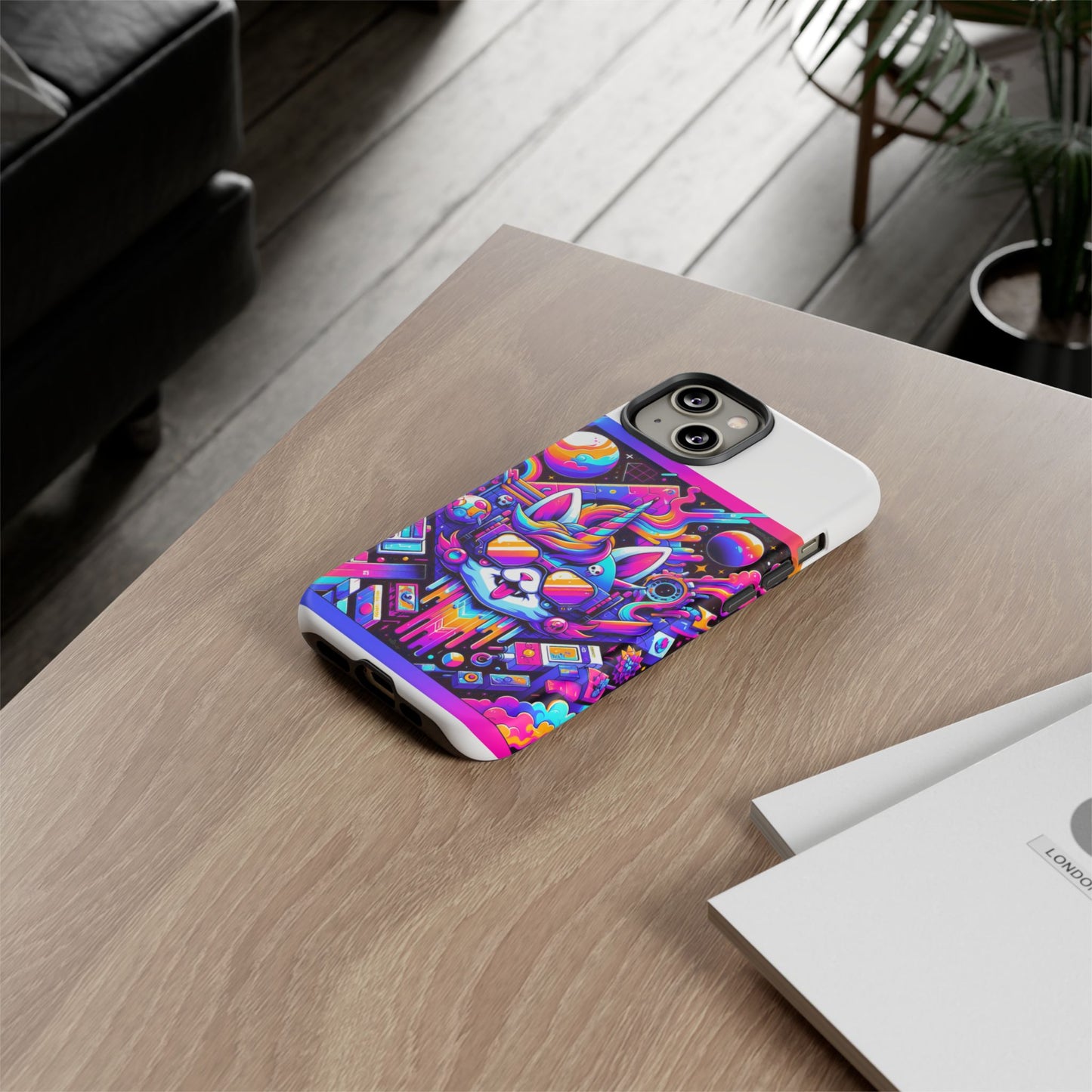 rizzed up and ready protective phone case for anime lovers