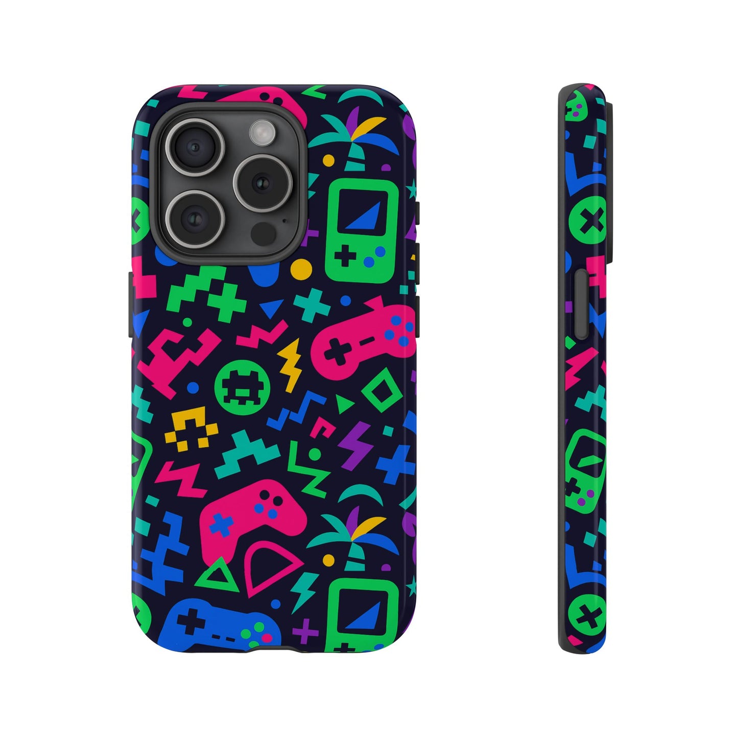 vibrant 3d gaming design protective phone case for creative expression and stylish protection, compatible with iphone 13, 14, 15 & 16 – all models including pro, pro max & plus
