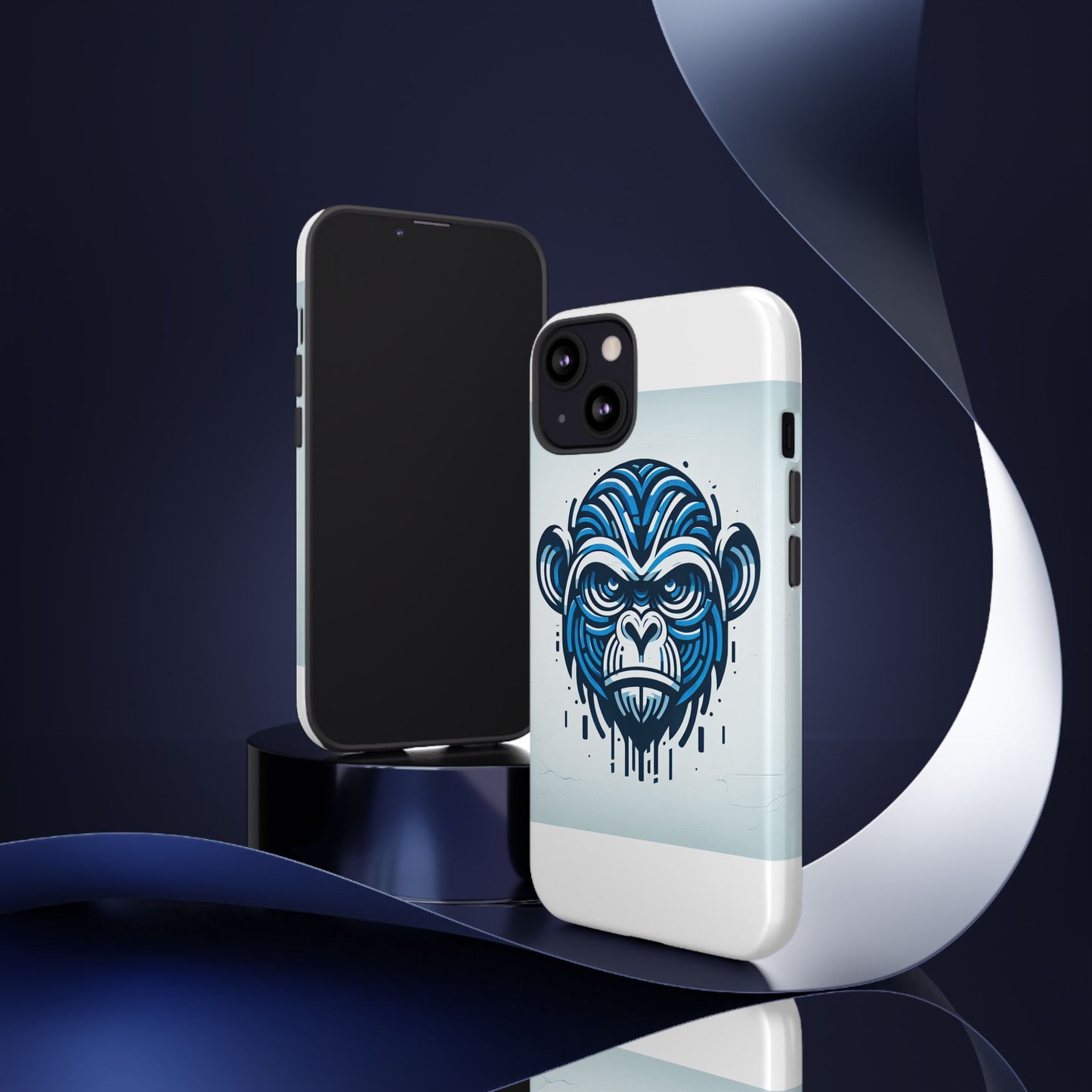 vibrant 3d gorilla design protective phone case for unique style and stylish protection compatible with iphone 13, 14, 15 & 16 – all models including pro, pro max & plus