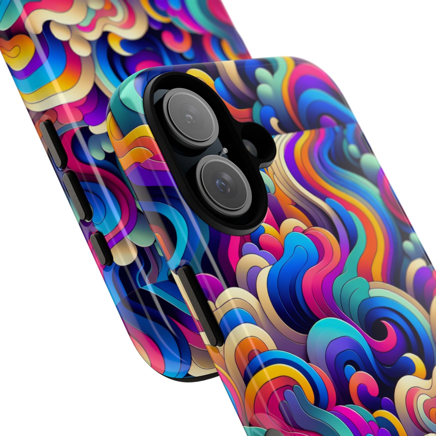 pink pattern image 9 phone case with 3d wrap and shock protection for smartphones