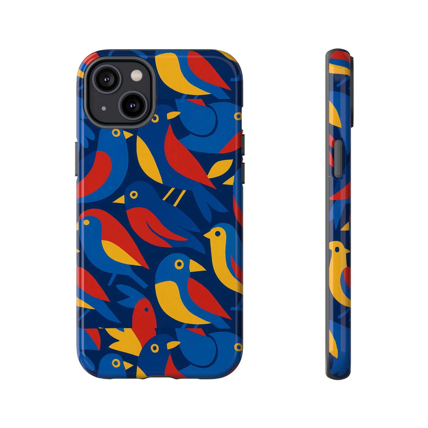 vibrant 3d wrap protective phone case with colourful bird design stylish accessory for men and women compatible with iphone 13, 14, 15 & 16 – all models including pro, pro max & plus