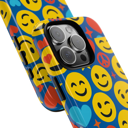 Vibrant 3D Emoji Protective Phone Case for Kids and Adults – Fun Multicolour Design for Stylish Protection Compatible with iPhone 13, 14, 15 & 16 – all models including Pro, Pro Max & Plus