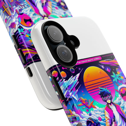 Skibidiverse Traveller Protective Phone Case with 3D Wrap Design, Durable UV Protection, Shock Absorption for Anime and Comic Culture Fans