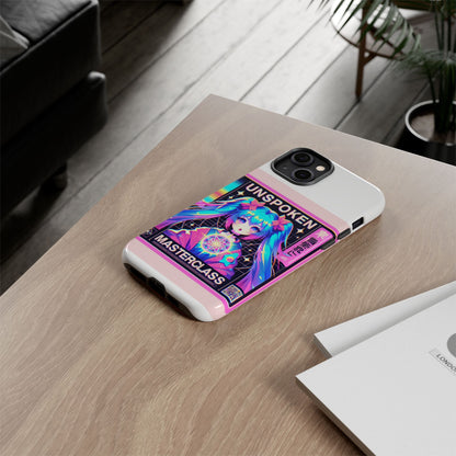 Unspoken Riz Masterclass Protective Phone Case, 3D Wrap Design, Durable Shock Absorption, UV Protected, Ideal Gift for Anime and Comic Fans, Glossy or Matte Finish
