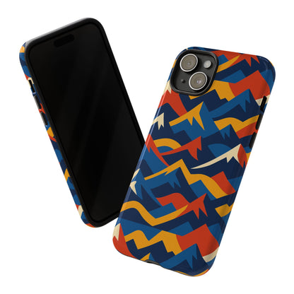 Vibrant 3D Mountain Design Protective Phone Case for Unique Accessory Lovers Compatible with iPhone 13, 14, 15 & 16 – all models including Pro, Pro Max & Plus