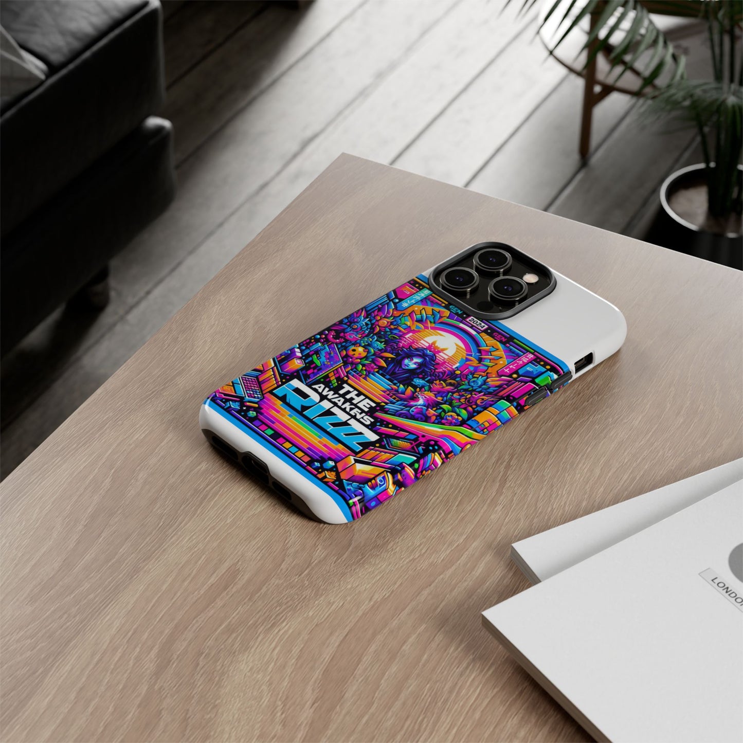 the rizz awakens 3d wrap protective phone case for anime and comic lovers