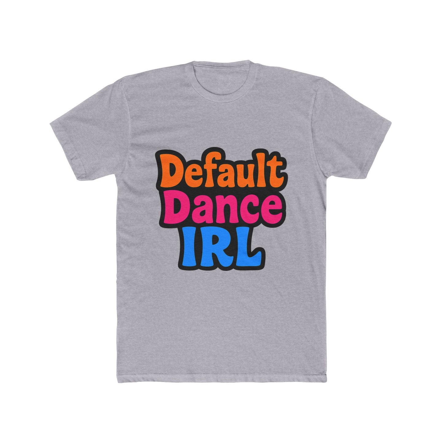 unisex t-shirt featuring multicolor video game inspired default dance design – perfect gift for gamers and enthusiasts