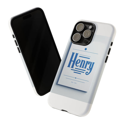 Stylish Blue Typographic Phone Case for Men and Women, Durable Protection, Unique Design, Compatible with iPhone 13, 14, 15 & 16 – all models including Pro, Pro Max & Plus