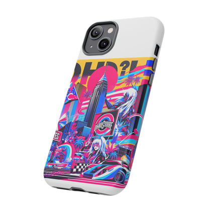 Ohio More Like Oh-Yes Protective Phone Case for Smartphones, 3D Wrap Design, UV Protected, Shock Absorbing, Ideal Gift for Anime and Comic Lovers