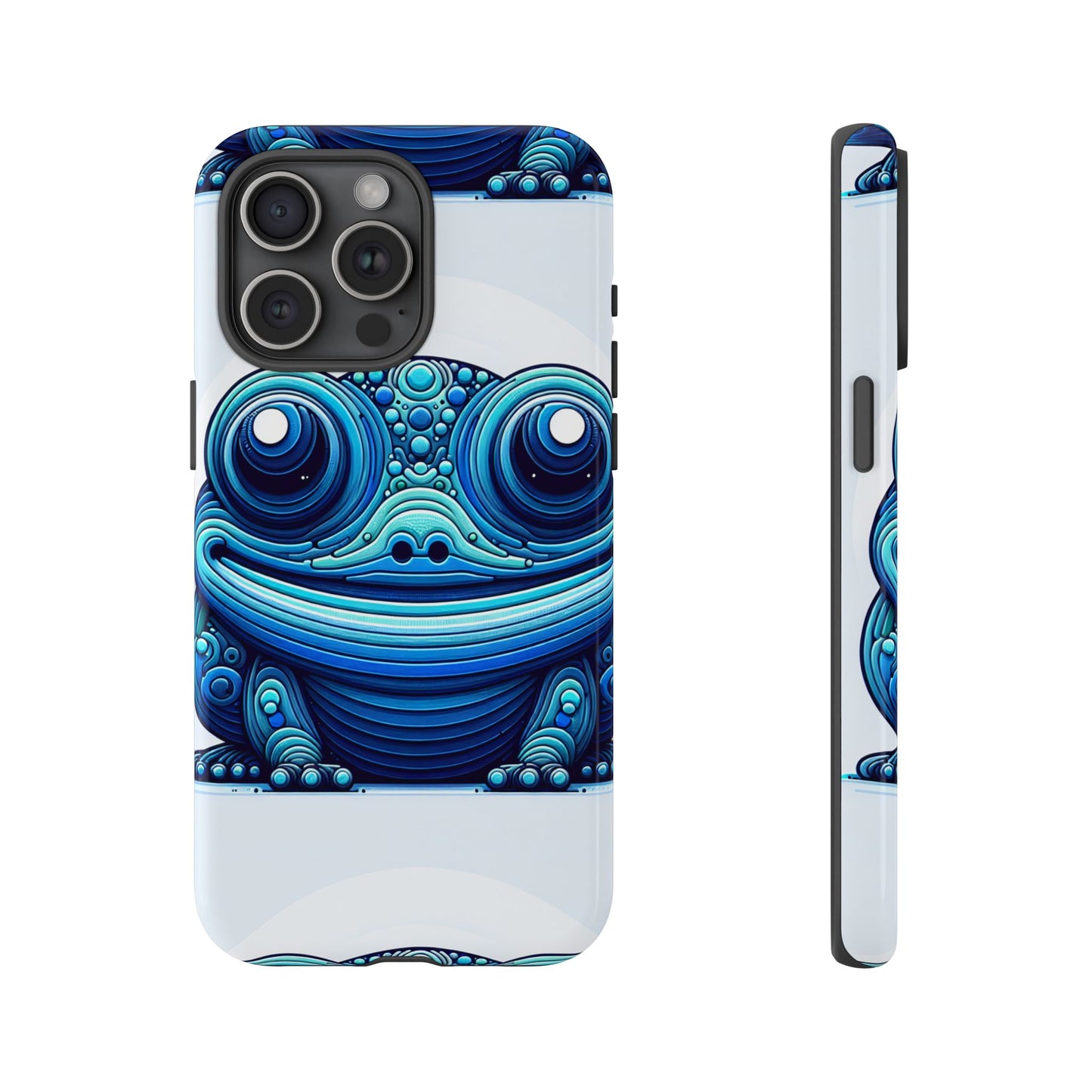 cool blue animal create 4 3d wrap protective phone case for smartphones with vibrant animal design and shock absorption