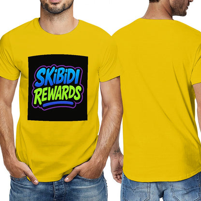 2025 New 150g Men's Short Sleeve T-shirt Casual Cotton Tee for Fitness, Leisure, Home, Travel and Events