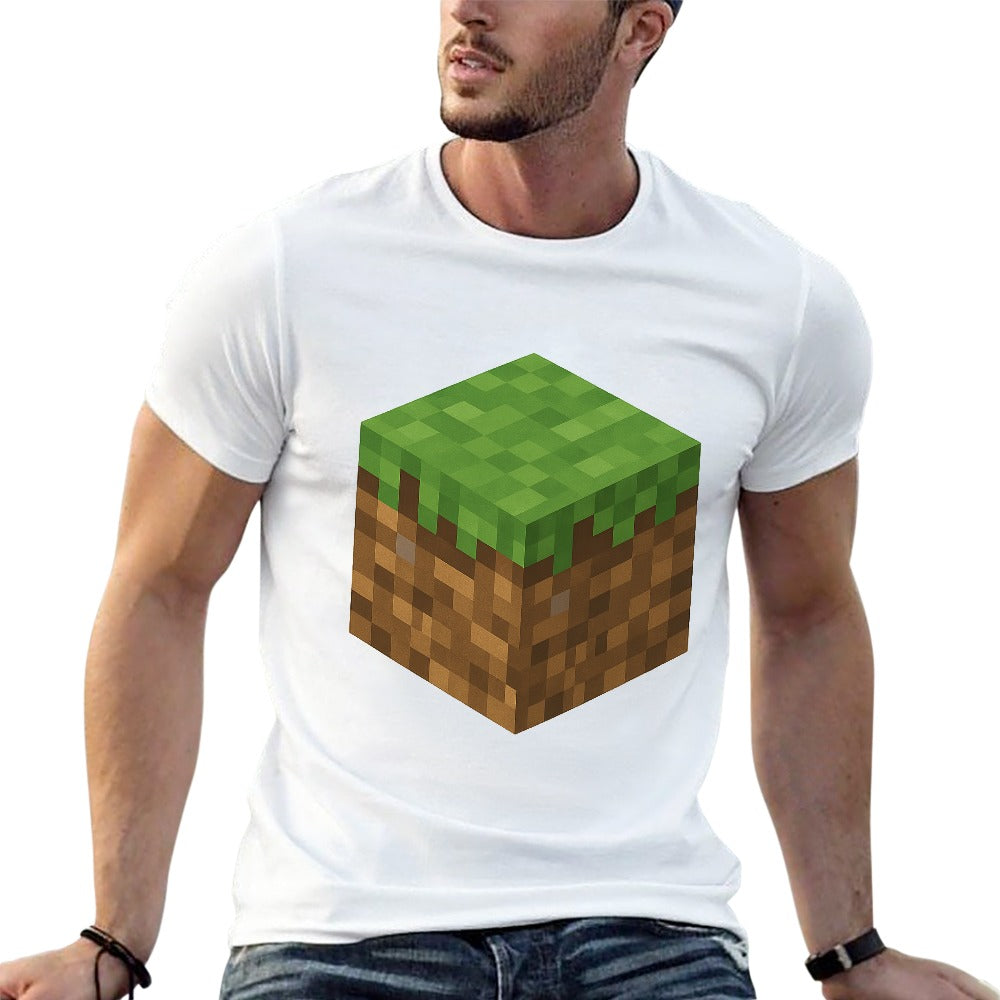 men's short sleeve printed t-shirt 100% cotton unisex tee comfortable fit casual wear gym fitness travel graphic design gift for him retro style