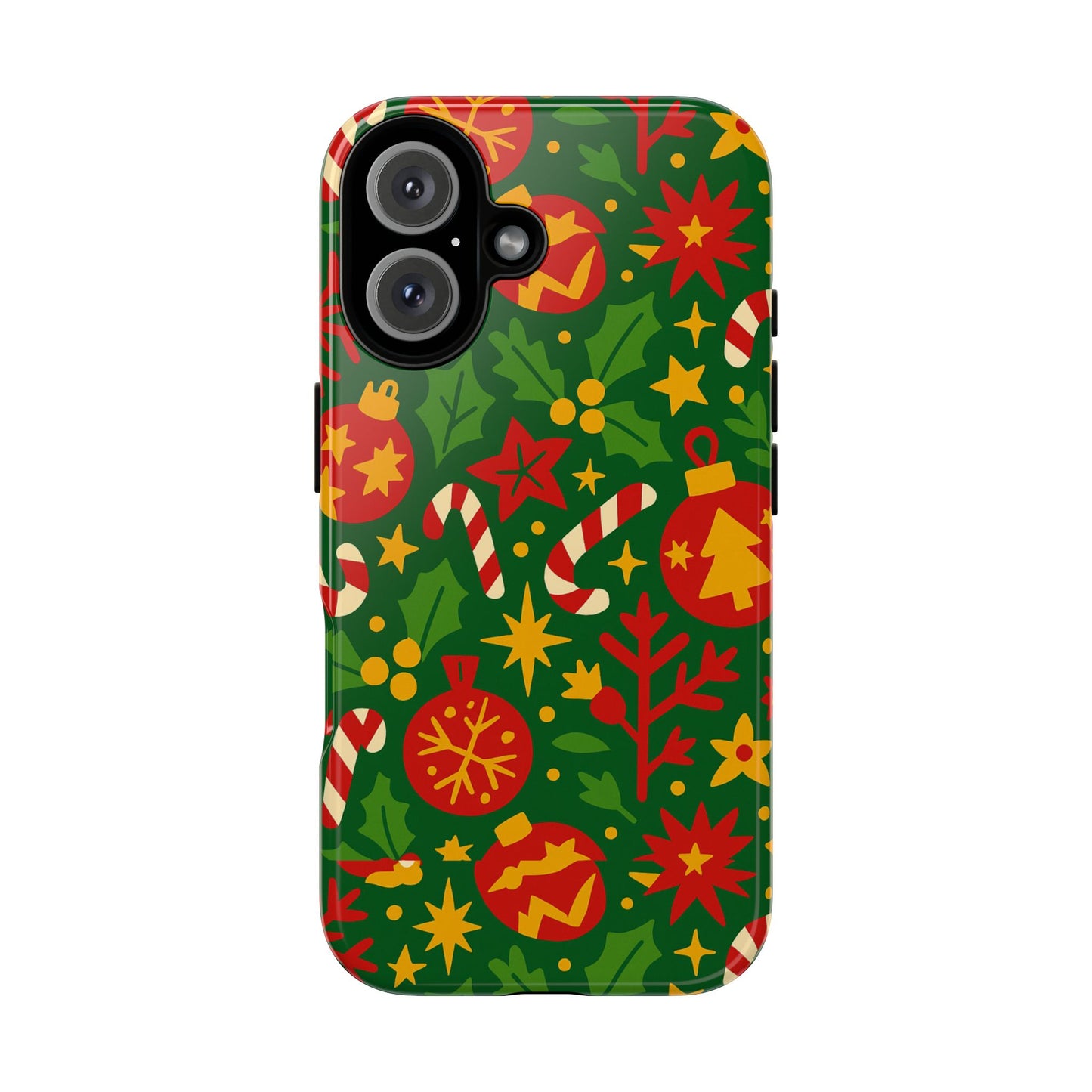 vibrant christmas themed 3d wrap phone case for smartphones - fun holiday accessory for self-expression compatible with iphone 13, 14, 15 & 16 – all models including pro, pro max & plus