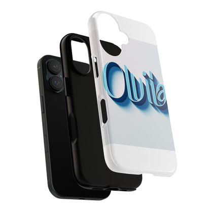 Vibrant 3D Typography Phone Case in Blue for Stylish Protection – Unique Accessory for Self-Expression Compatible with iPhone 13, 14, 15 & 16 – All Models Including Pro, Pro Max & Plus