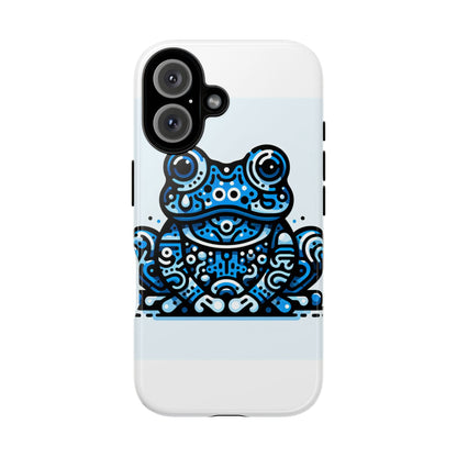 Vibrant 3D Blue Animal Print Protective Phone Case for Bold Individuals – Stylish Protection Compatible with iPhone 13, 14, 15 & 16 – All Models Including Pro, Pro Max & Plus