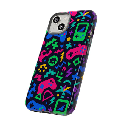 Vibrant 3D Gaming Design Protective Phone Case for Creative Expression and Stylish Protection, Compatible with iPhone 13, 14, 15 & 16 – all models including Pro, Pro Max & Plus